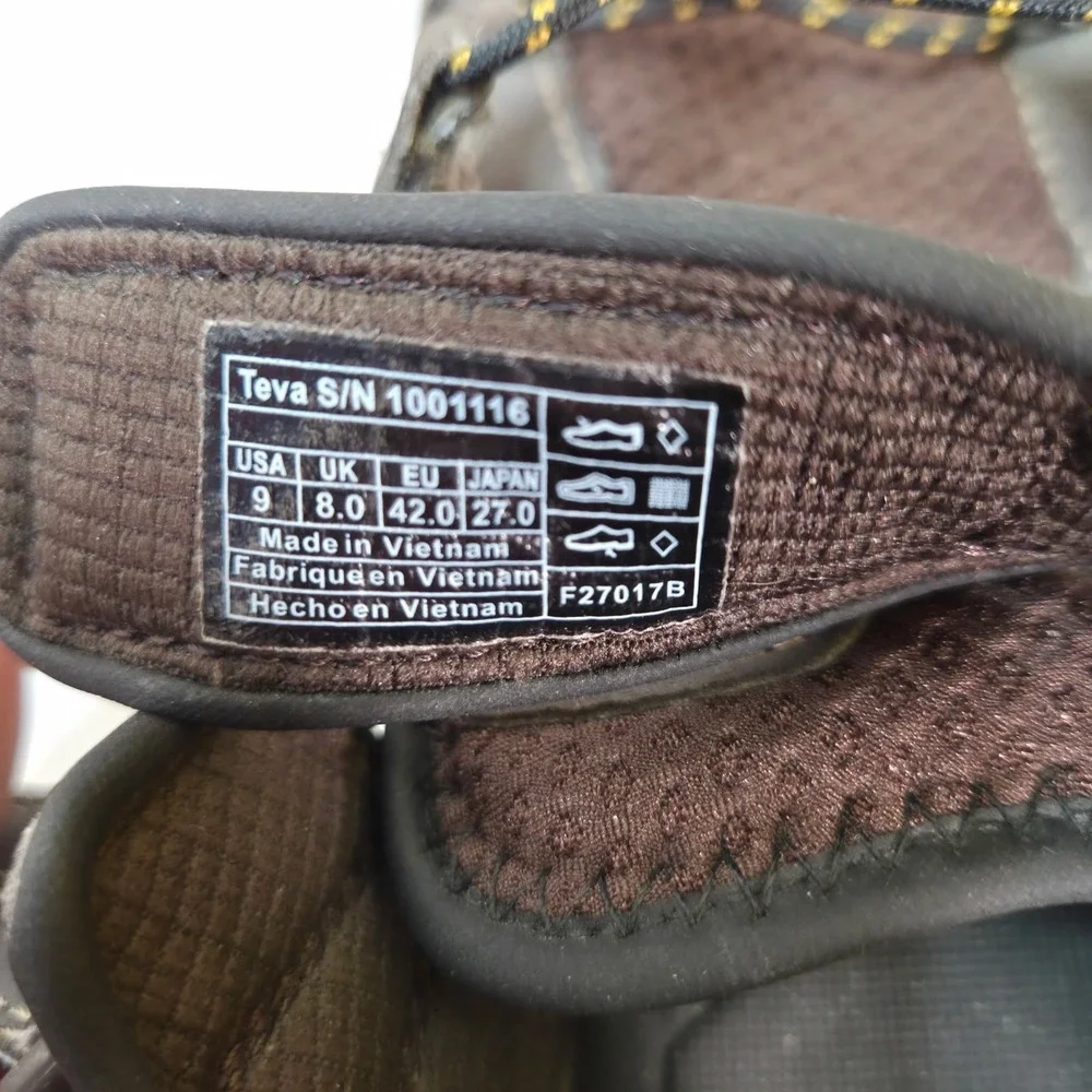 Teva Men's Forebay Water Sandal. Fisherman Shoe Turkish Coffee (Brown) | Size 9